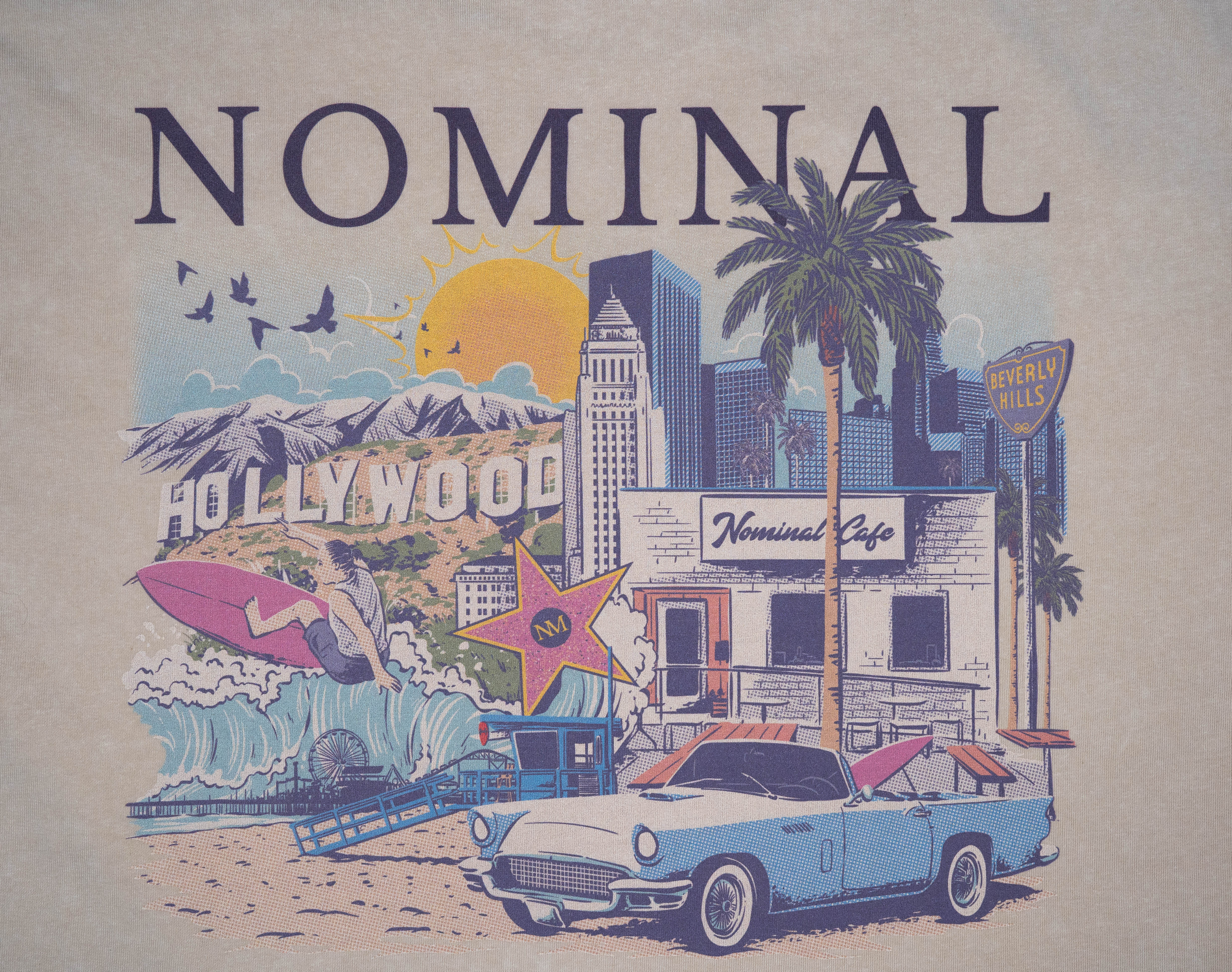 Golden Hour Tee - Beige