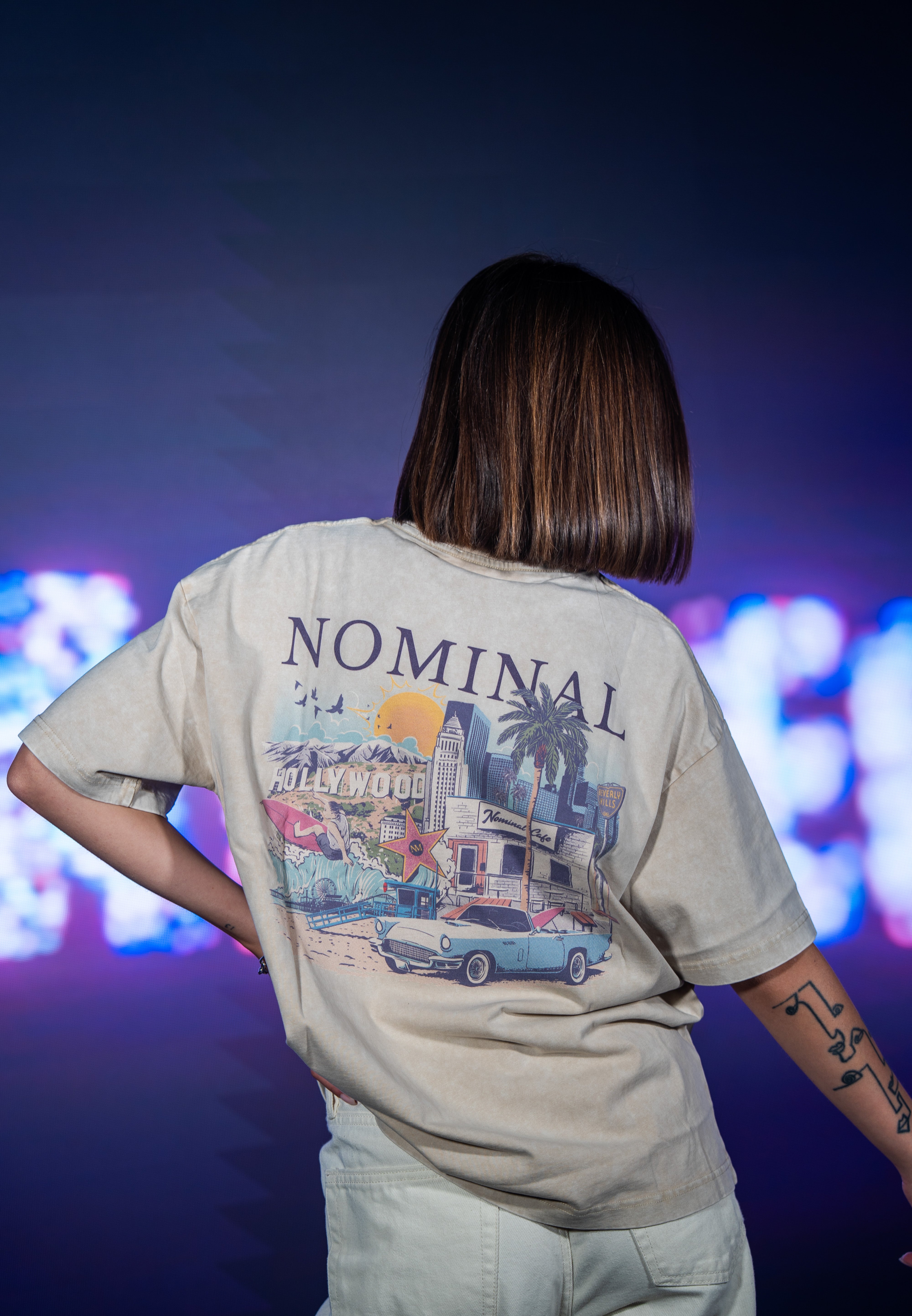 Golden Hour Tee - Beige