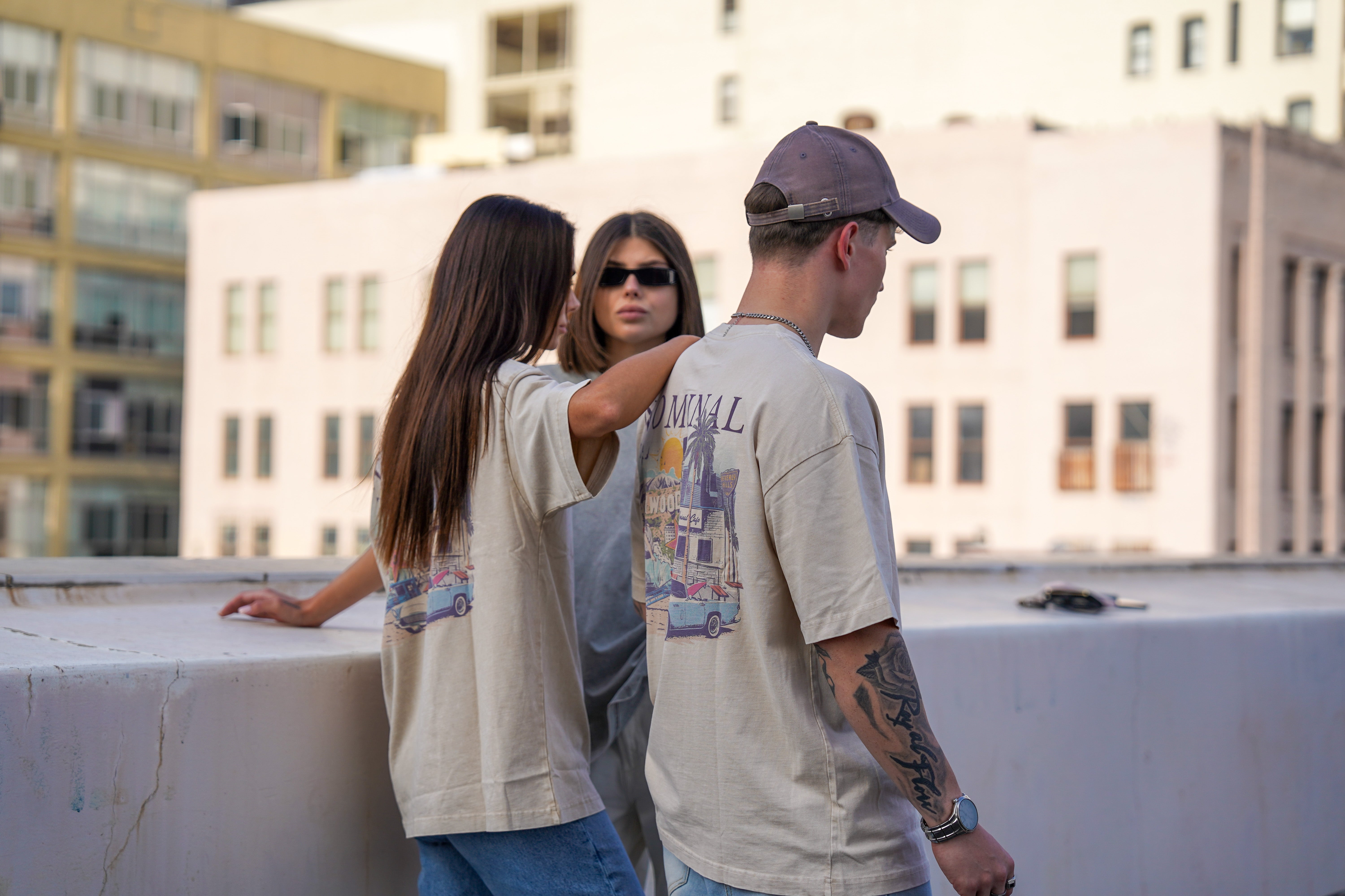 Golden Hour Tee - Beige