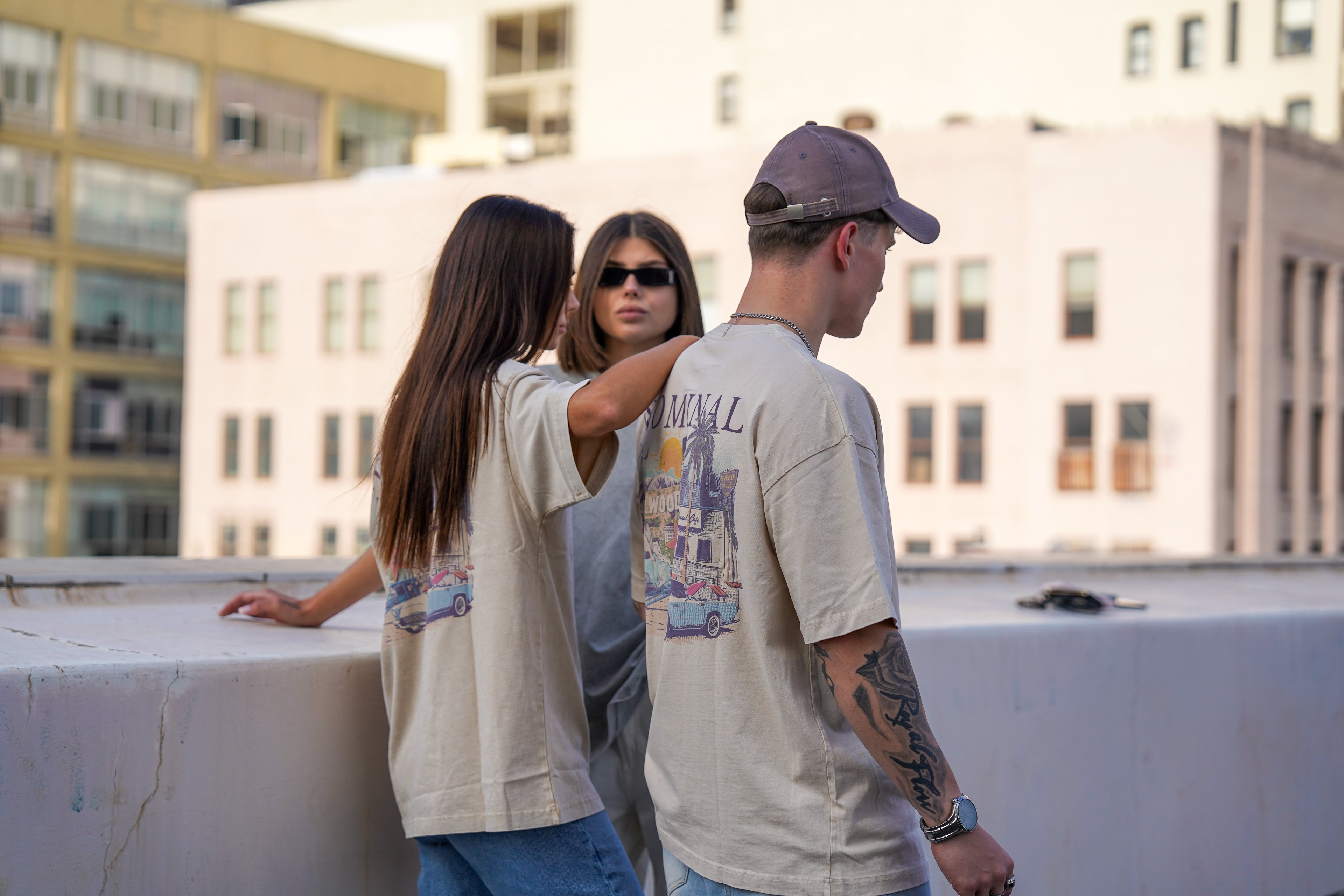 Golden Hour Tee - Beige