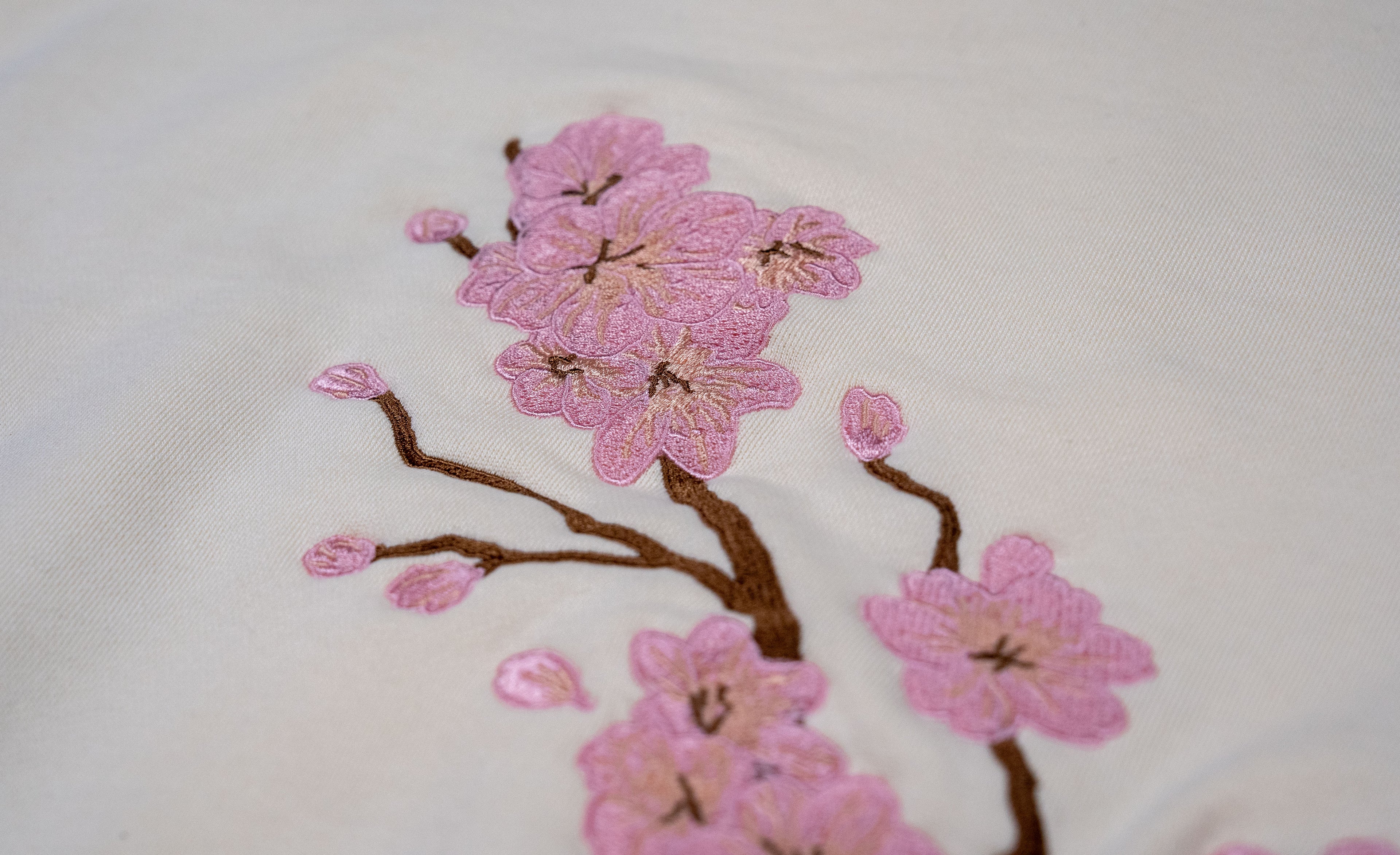 Sakura Front Hoodie - Crème